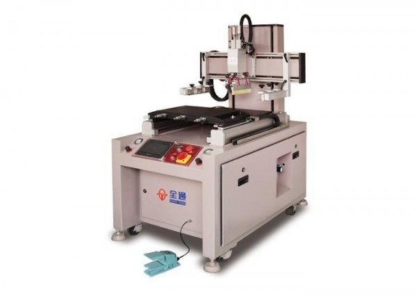 Liquid Crystal Glass Screen Printing Equipment , High Precision Screen Press Machine